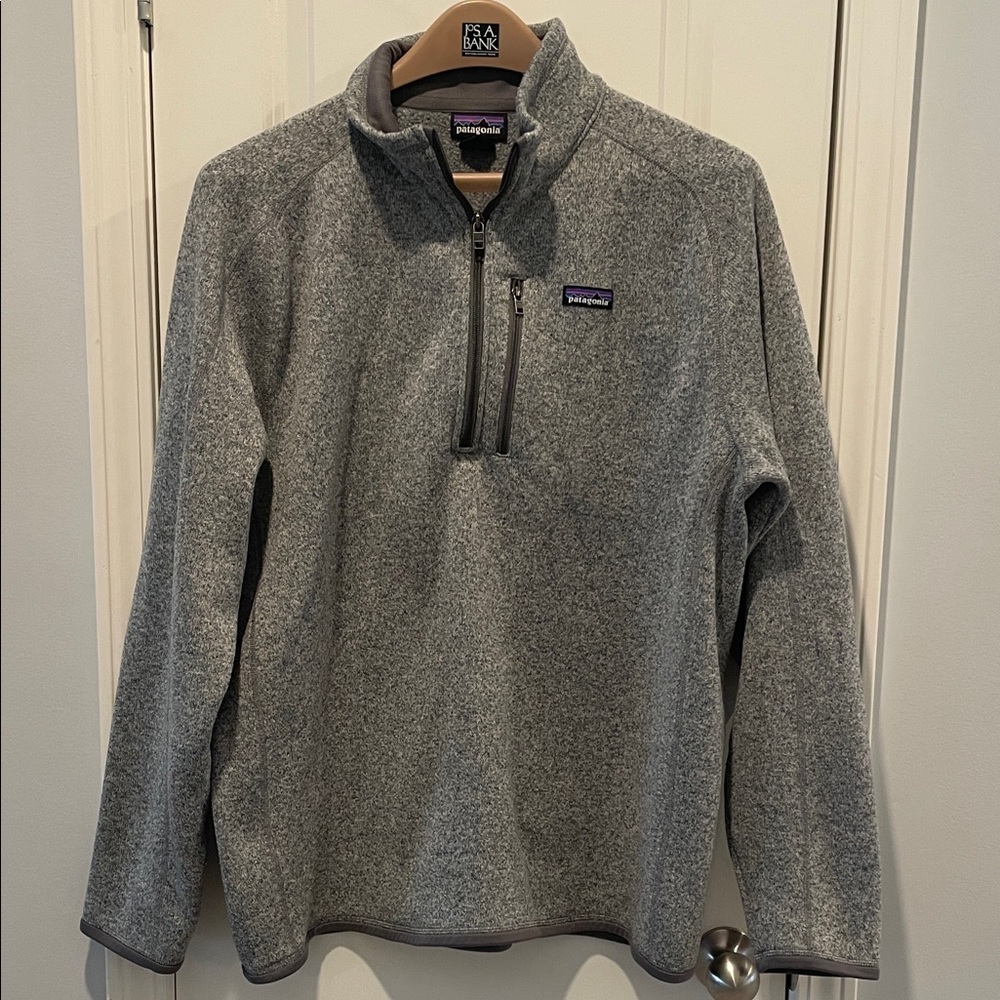 Patagonia Gray Men's Better Sweater® 1/4-Zip Fleece